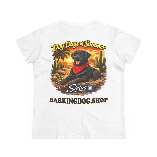 Black Labrador Dog Cactus T-Shirt Wag On™ Dog Days of Summer
