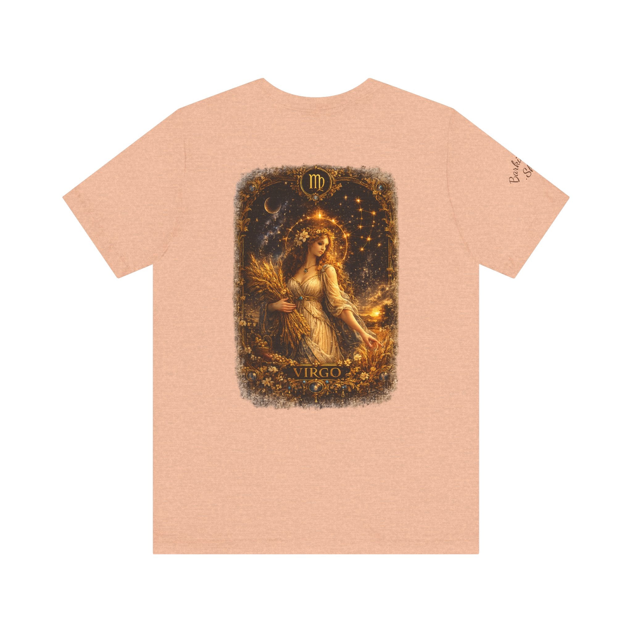 Virgo Zodiac Tee — Illustrated Virgo Goddess Astrology T-Shirt