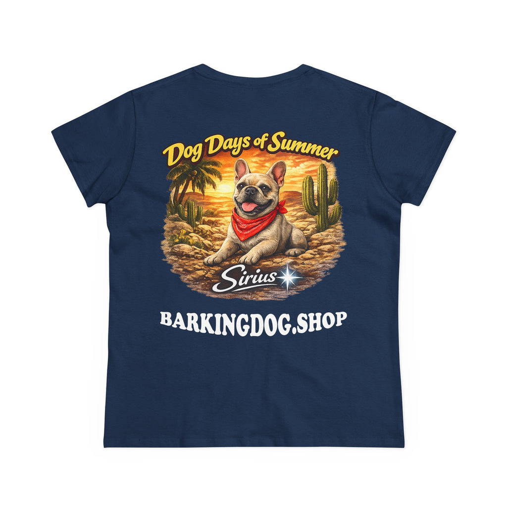 French Bull Dog Cactus T-Shirt Wag On™ Dog Days of Summer