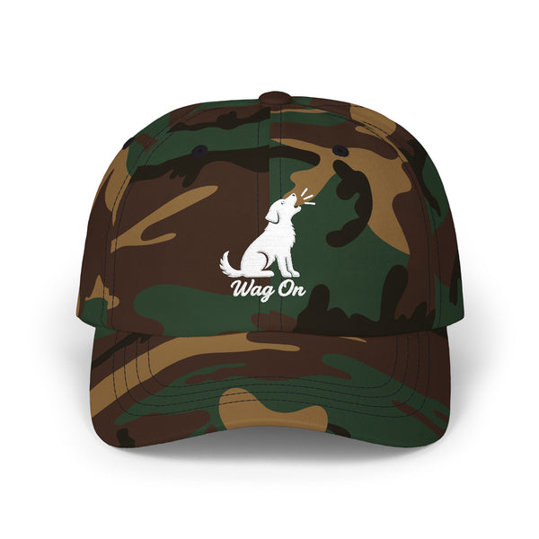 Wag On Cap — Embroidered Barking Dog Hat