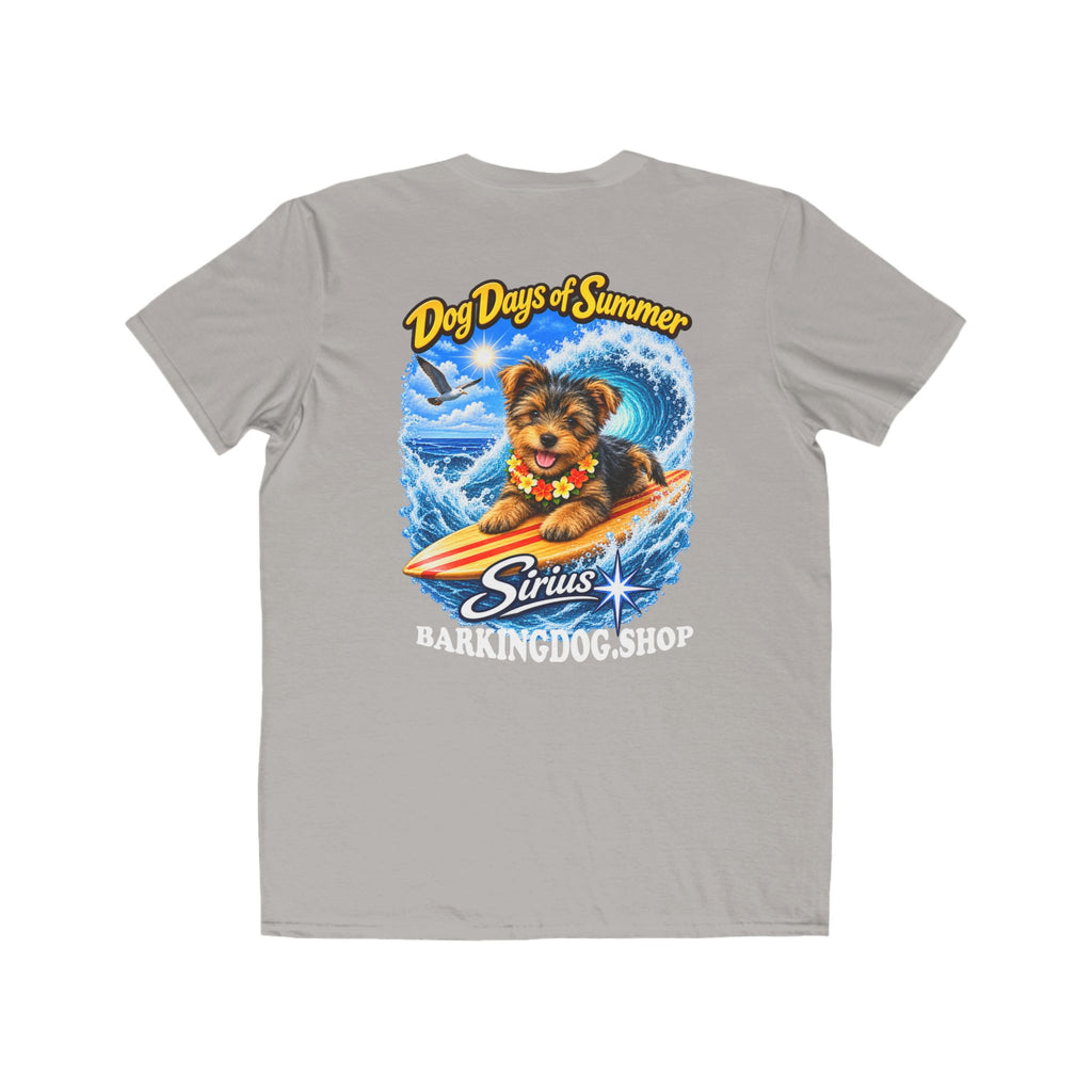 Yorkshire Terrier Surfboard T Shirt Dog Days Of Summer Beach Dog Lover Graphic Tee Wag On BarkingDog Shop