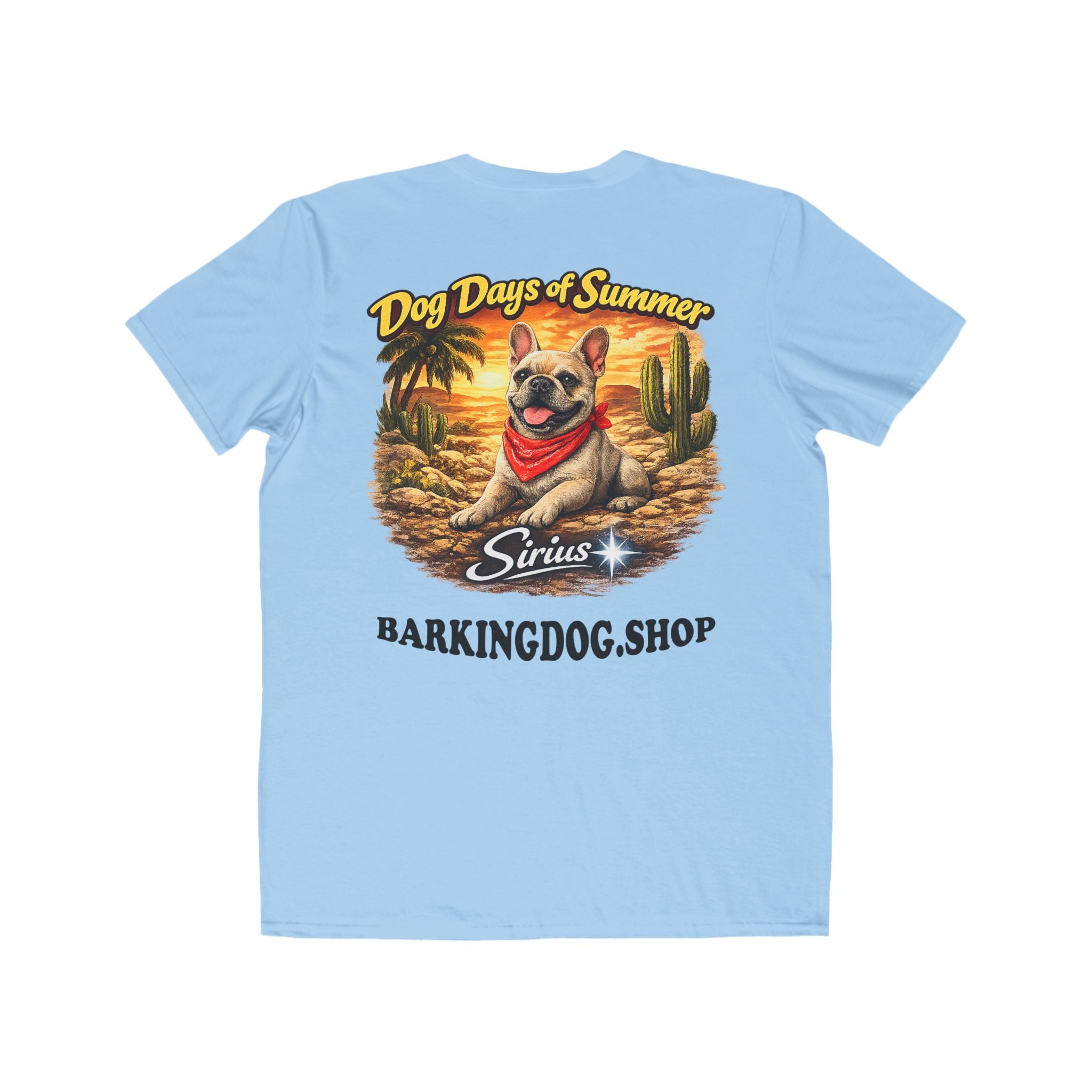 French Bulldog Cactus T-Shirt Wag On™ Dog Days of Summer