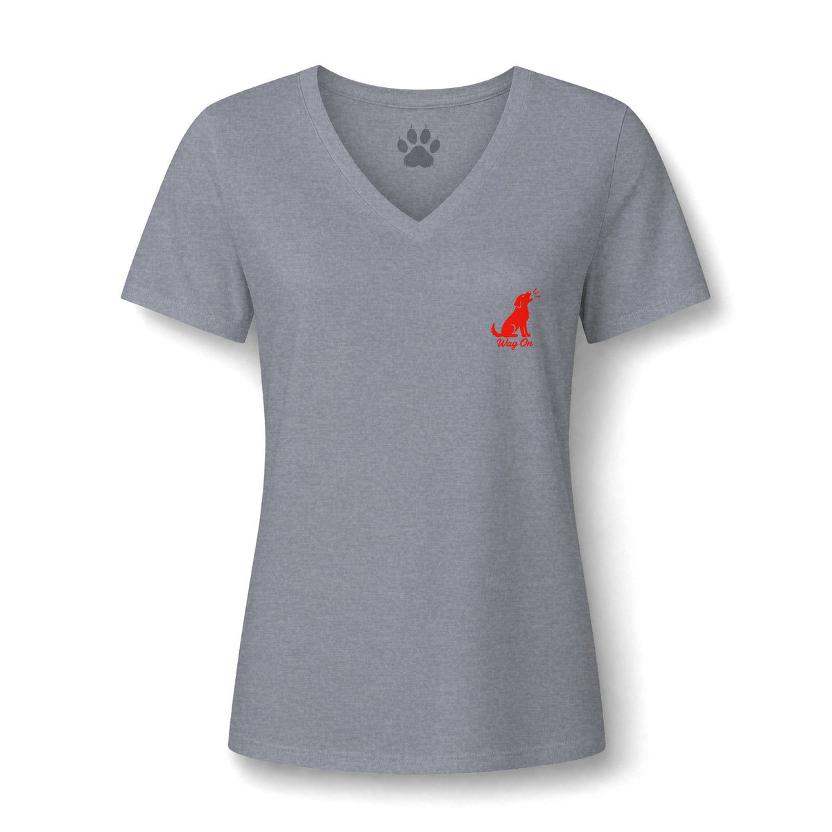 German Shepherd Poker Womens V Neck T Shirt Casino Collection Funny Casino Dog Graphic Tee Wag On BarkingDog Shop