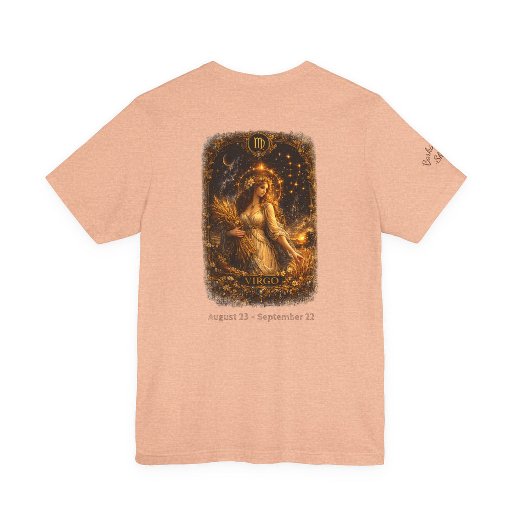 Virgo Zodiac Tee — Illustrated Virgo Goddess Astrology T-Shirt