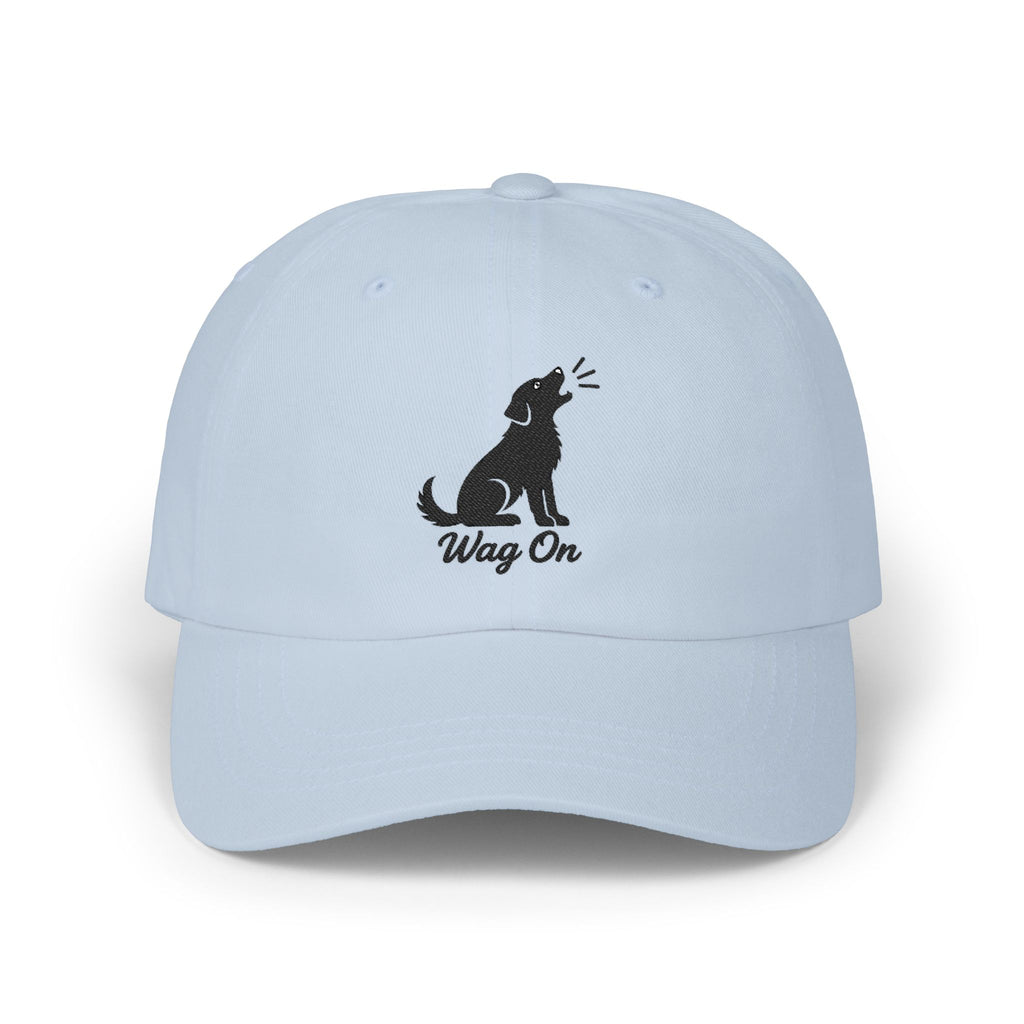 Wag On Cap — Embroidered Barking Dog Hat