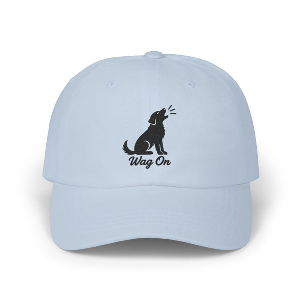 Wag On Cap — Embroidered Barking Dog Hat