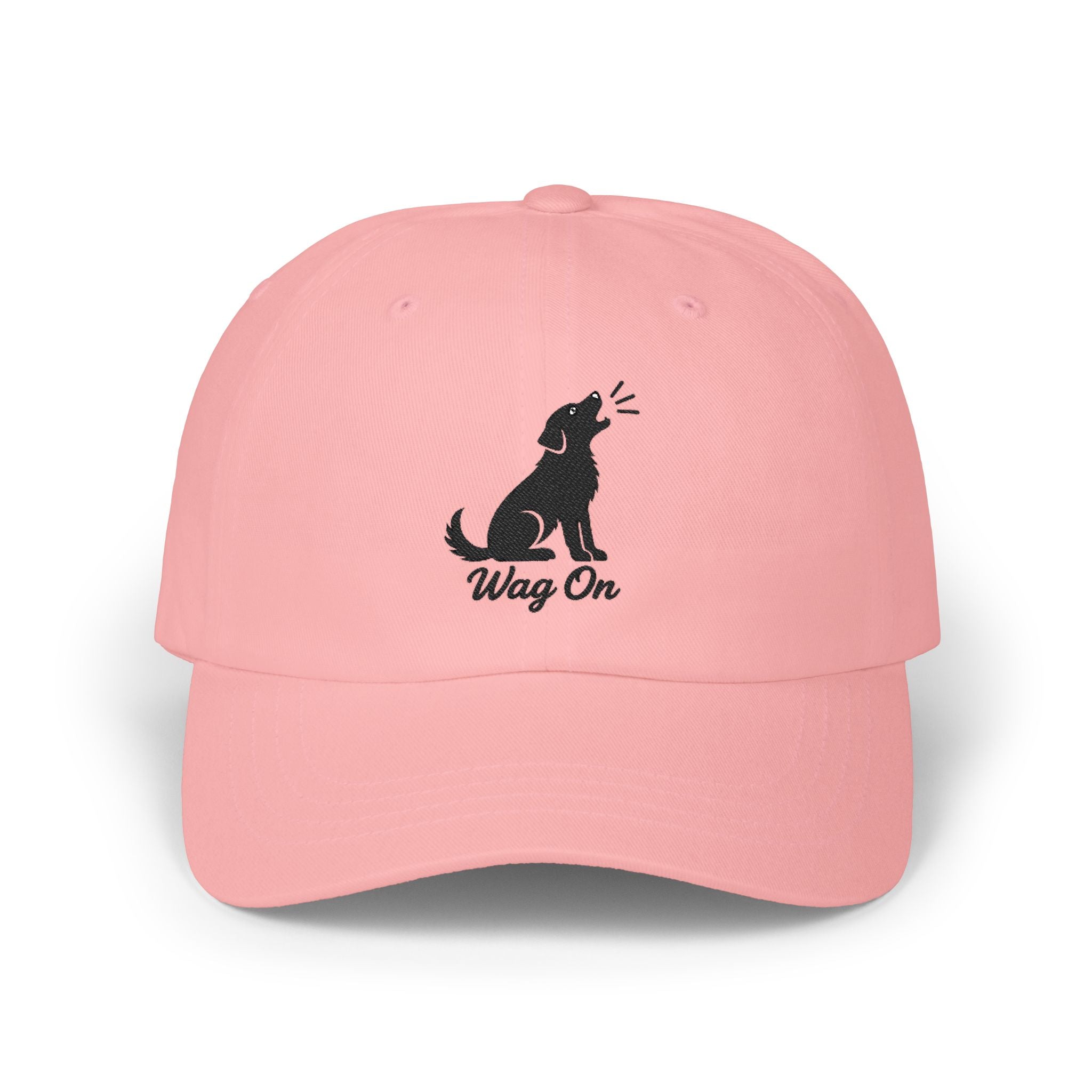 Wag On Cap — Embroidered Barking Dog Hat