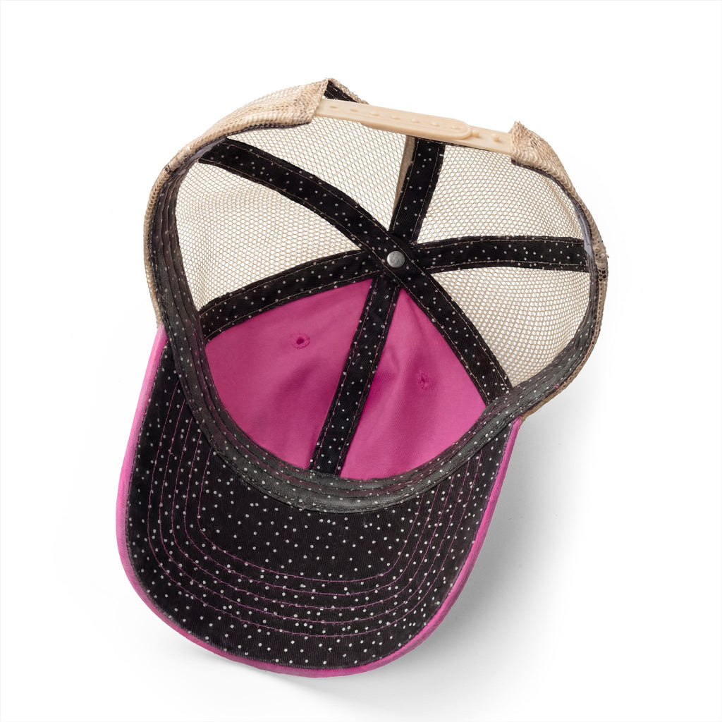 Women's Embroidered Wag On Washed Mesh-Back Cap
