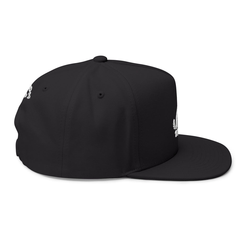 Embroidered Wag On Dog Lovers Flat Bill Cap