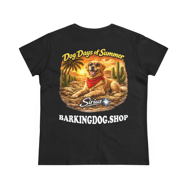 Golden Retriever Dog Cactus T-Shirt Wag On™ Dog Days of Summer