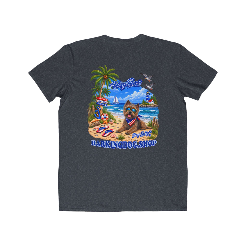 Cairn Terrier Stay Salty T Shirt Beach Collection Salty Pup Beach Life Graphic Tee Wag On BarkingDog Shop