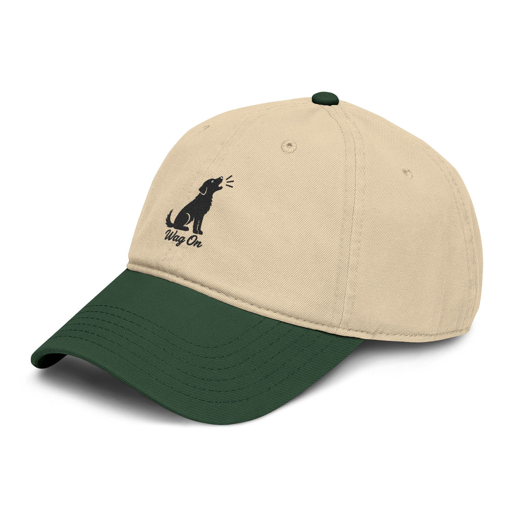 Wag On Embroidered Dog Baseball Cap — Casual Pet Lover Hat