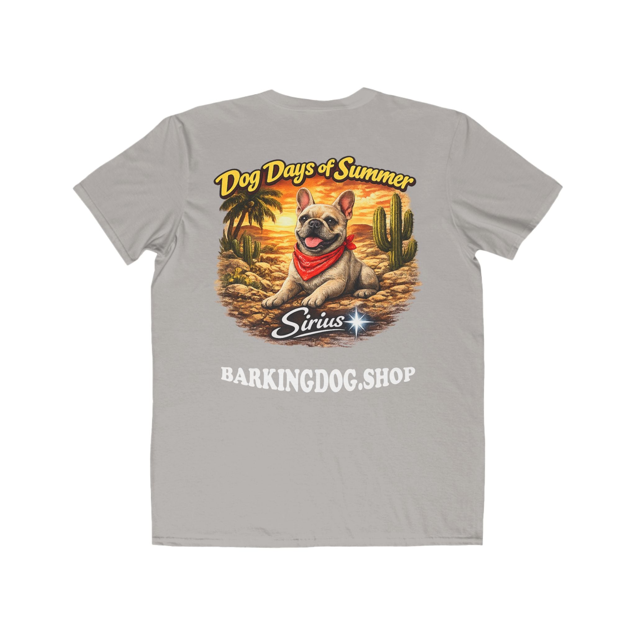 French Bulldog Cactus T-Shirt Wag On™ Dog Days of Summer