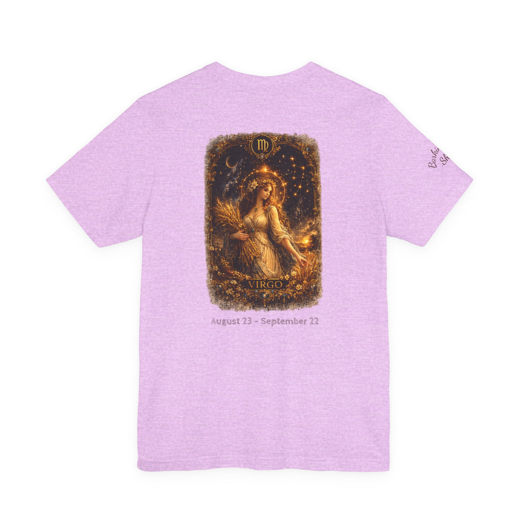 Virgo Zodiac Tee — Illustrated Virgo Goddess Astrology T-Shirt
