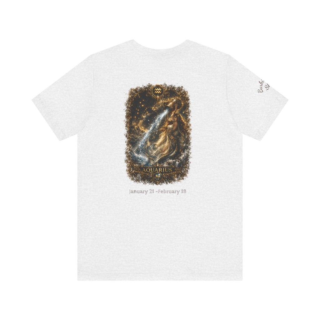 Aquarius Zodiac Tee — Constellation Water Bearer Graphic T-Shirt