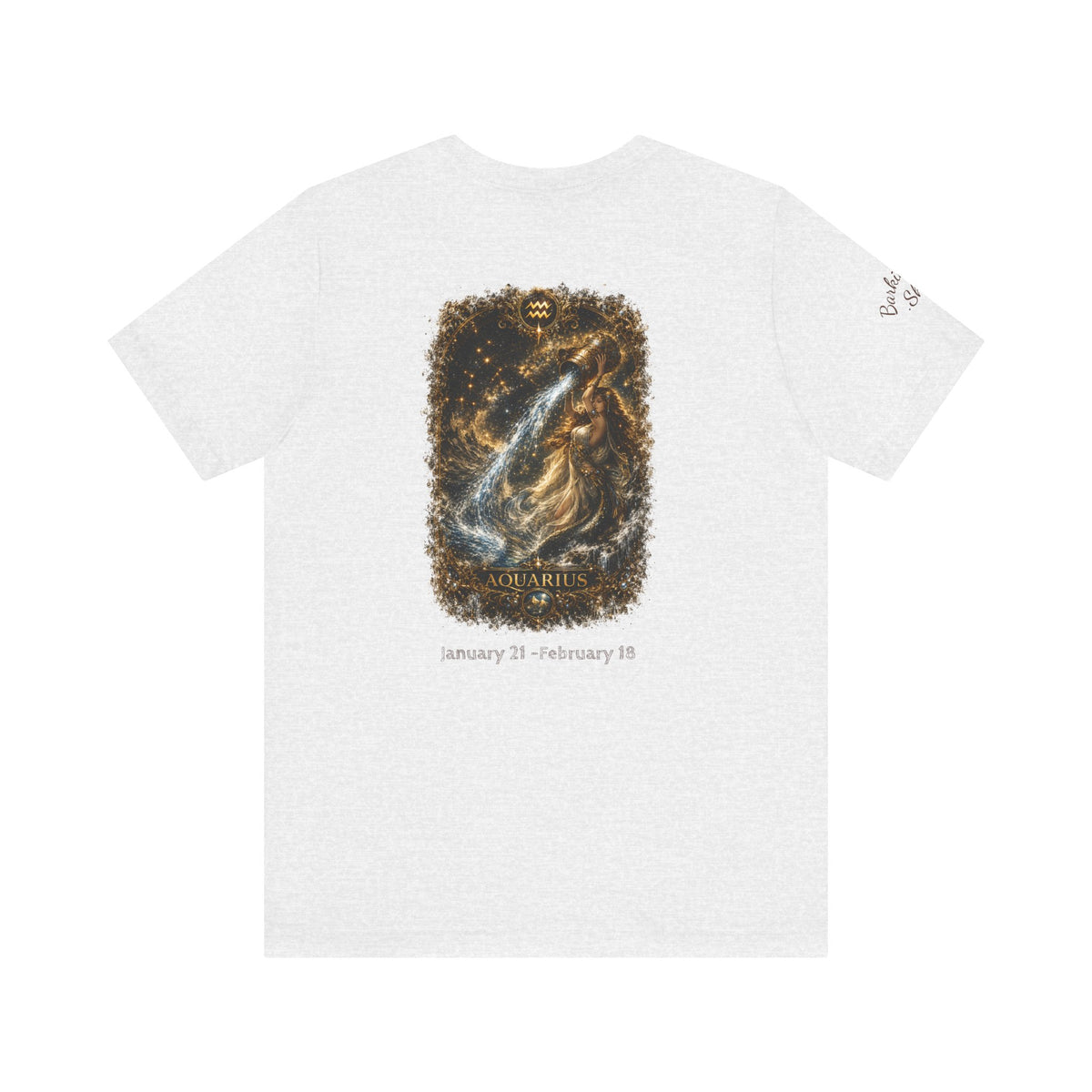 Aquarius Zodiac Tee — Constellation Water Bearer Graphic T-Shirt