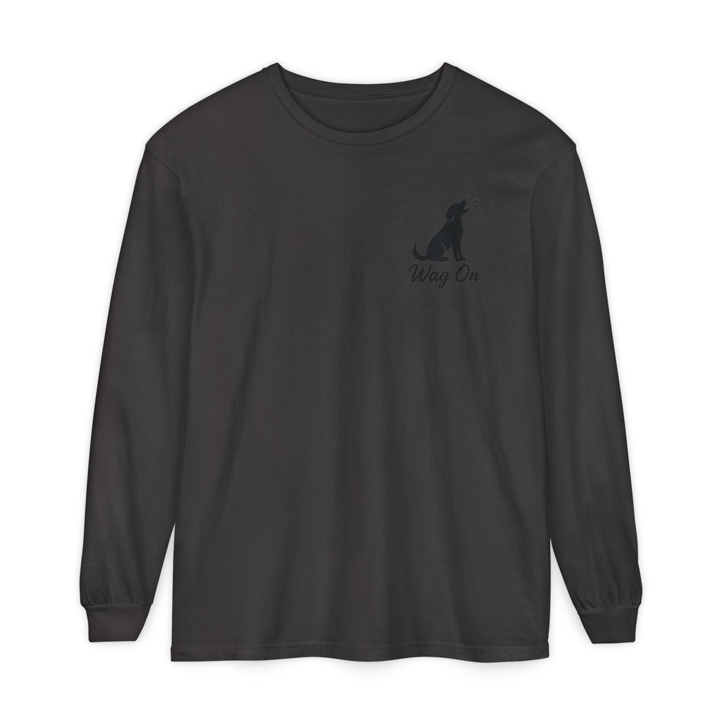 Freedom 250 Grand Prix Long Sleeve T-Shirt — "Wag On" Dog Rally Race Tee