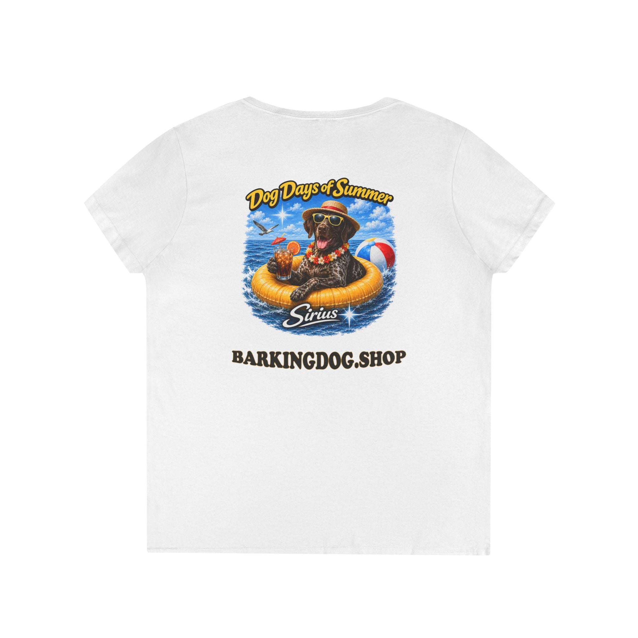 German Shorthair Pointer Inner Tube T-Shirt Wag On™ Dog Days of Summer