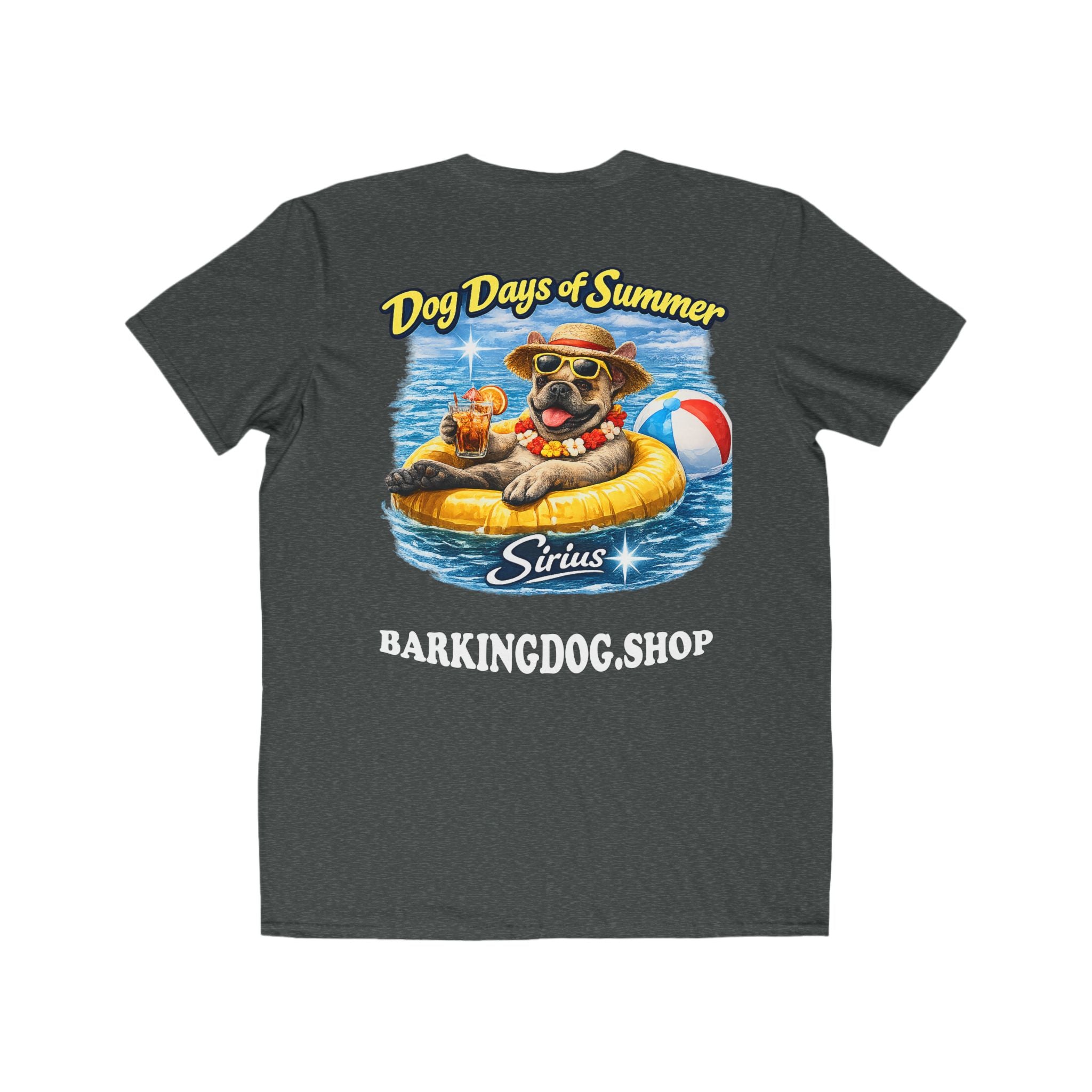 French Bulldog Inner Tube T-Shirt Wag On™ Dog Days of Summer