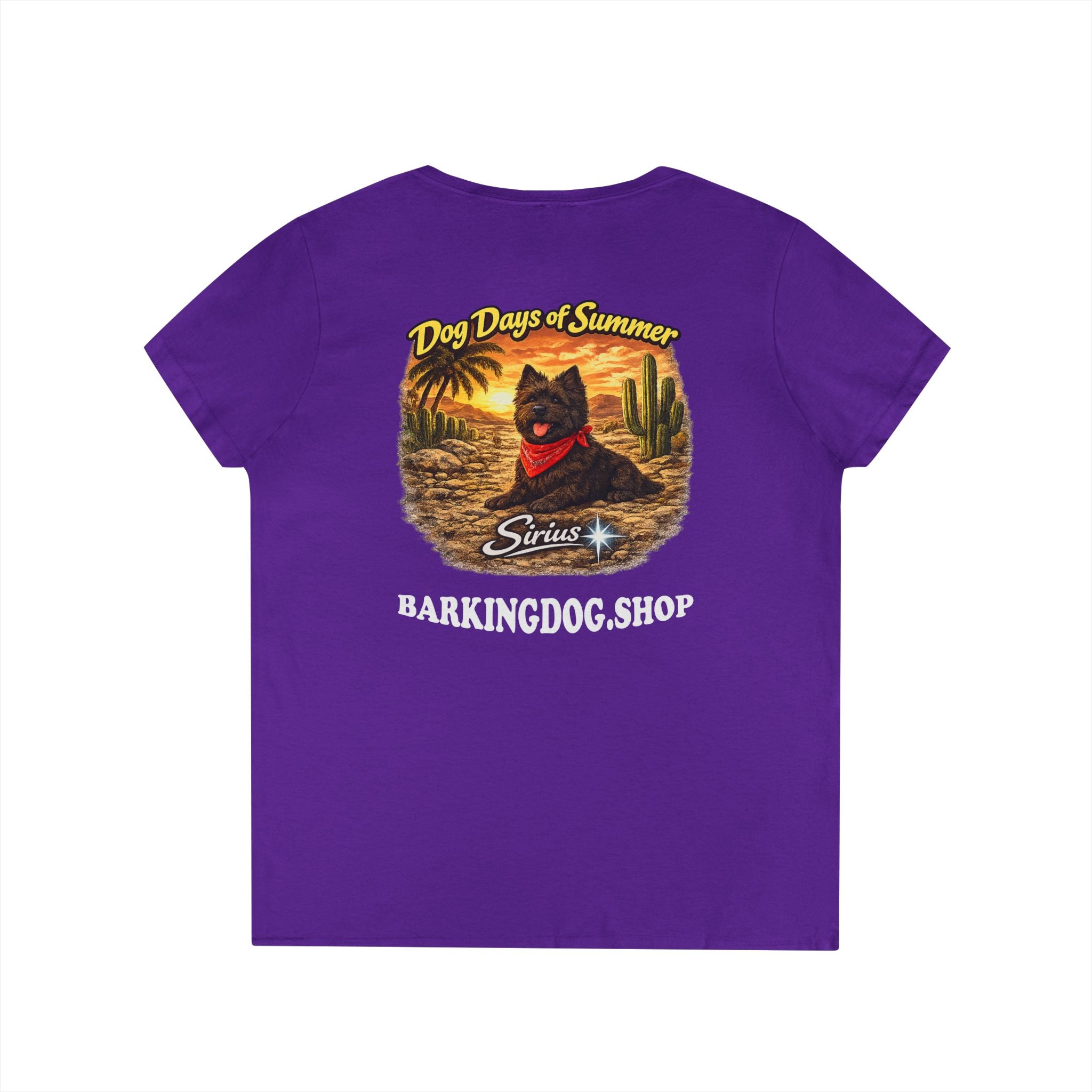 Cairn Terrier Dog Cactus T-Shirt Wag On™ Dog Days of Summer