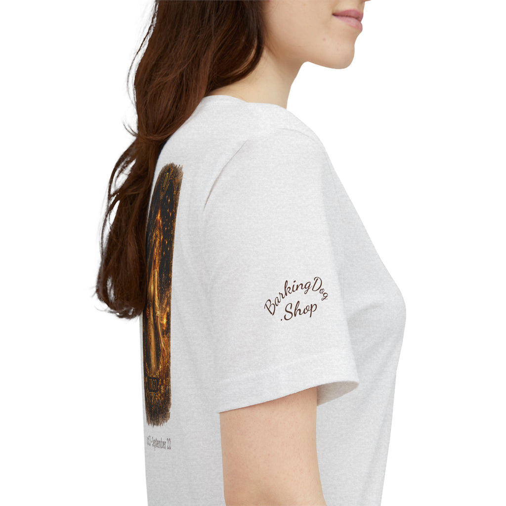 Virgo Zodiac Tee — Illustrated Virgo Goddess Astrology T-Shirt