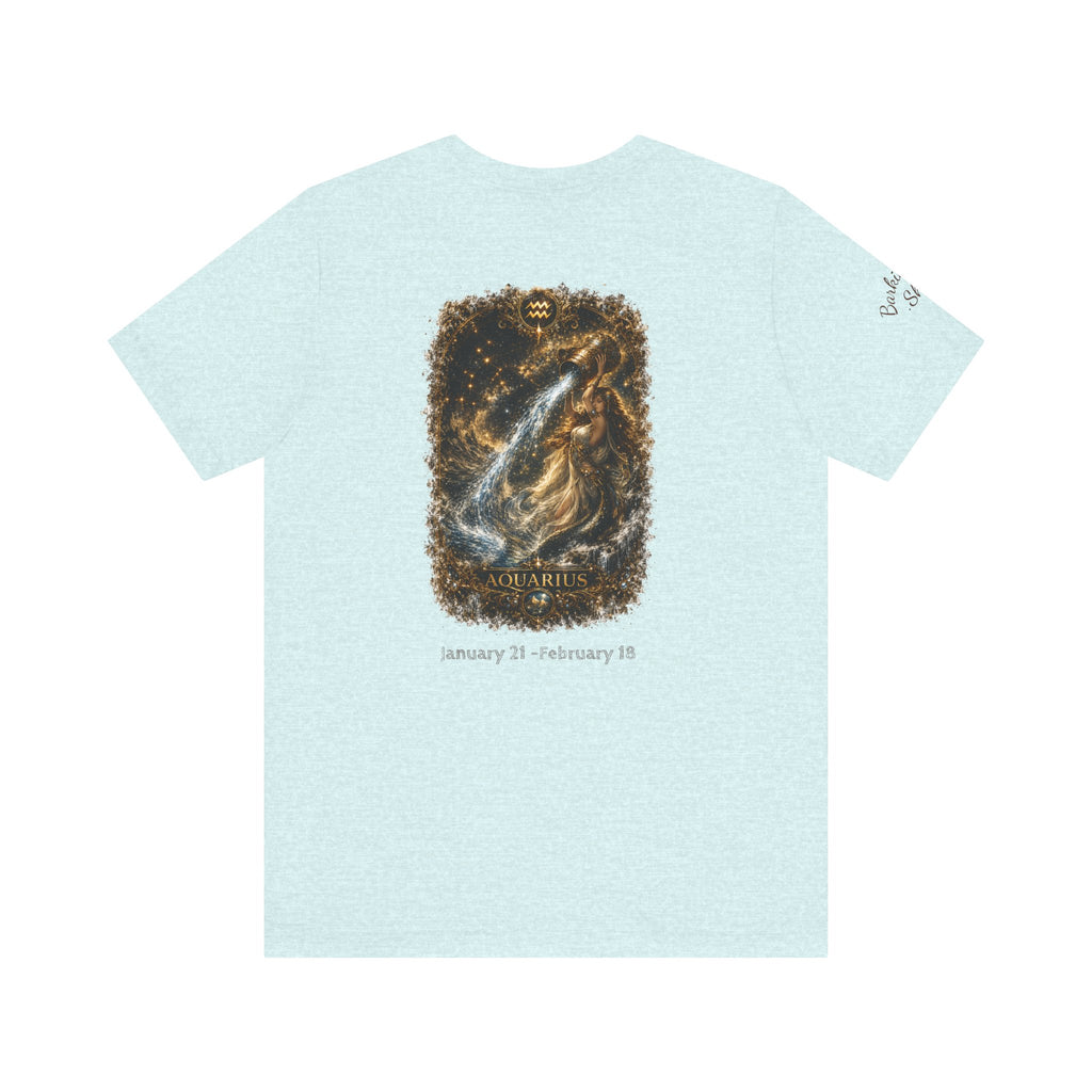 Aquarius Zodiac Tee — Constellation Water Bearer Graphic T-Shirt