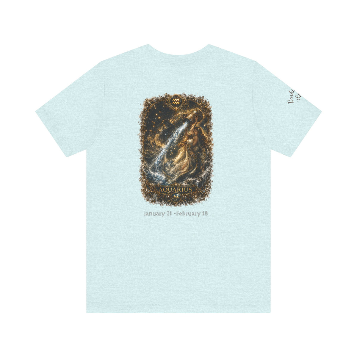 Aquarius Zodiac Tee — Constellation Water Bearer Graphic T-Shirt