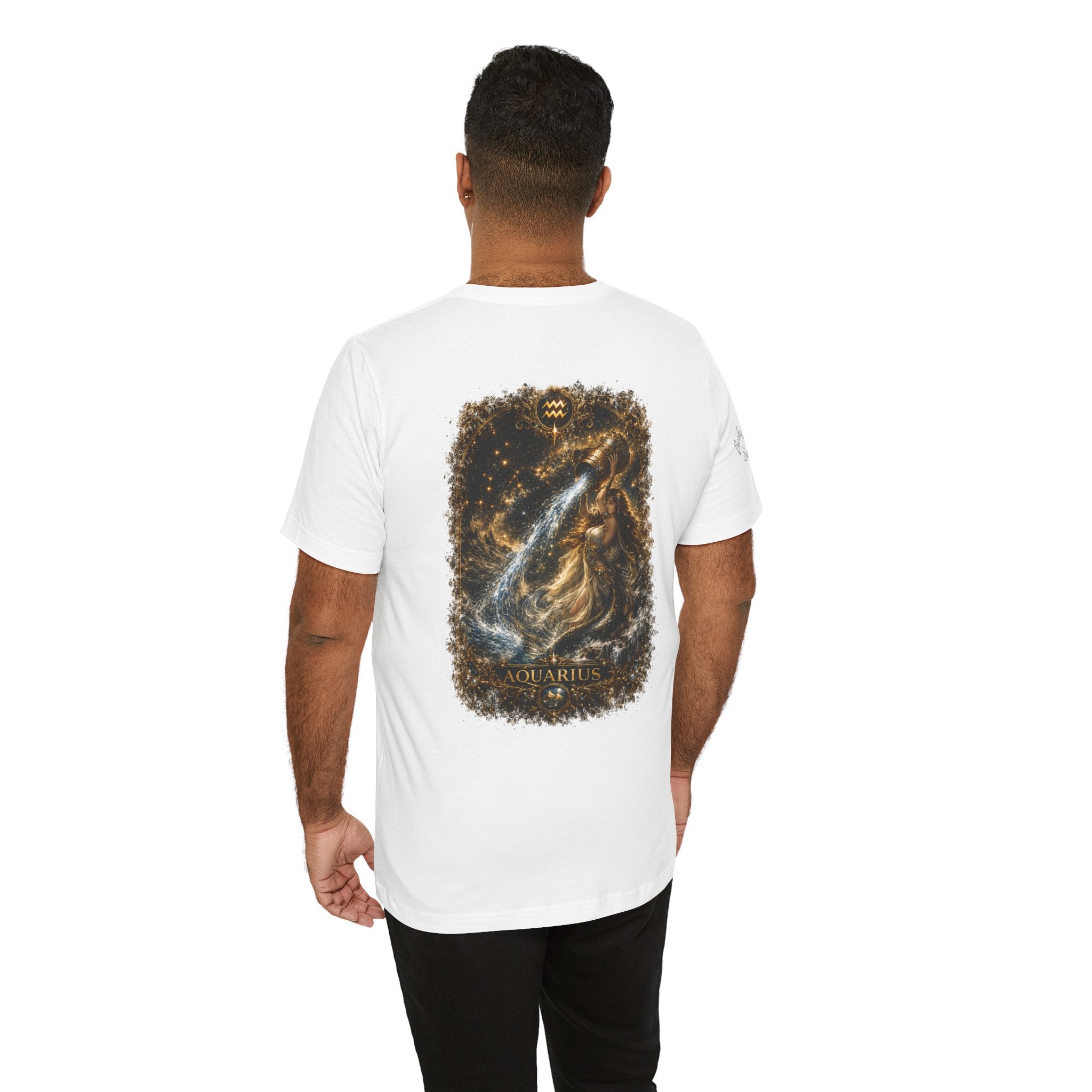 Aquarius Zodiac Tee — Constellation Water Bearer Graphic T-Shirt