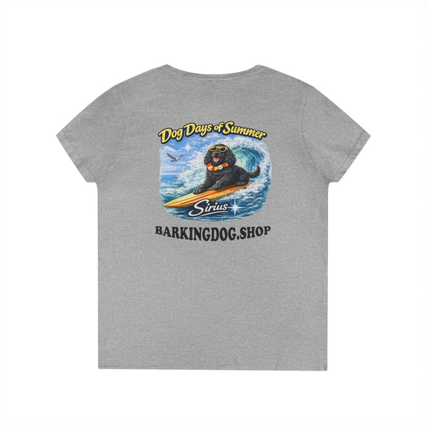 Cocker Spaniel Dog Surfboard T-Shirt Wag On™ Dog Days of Summer