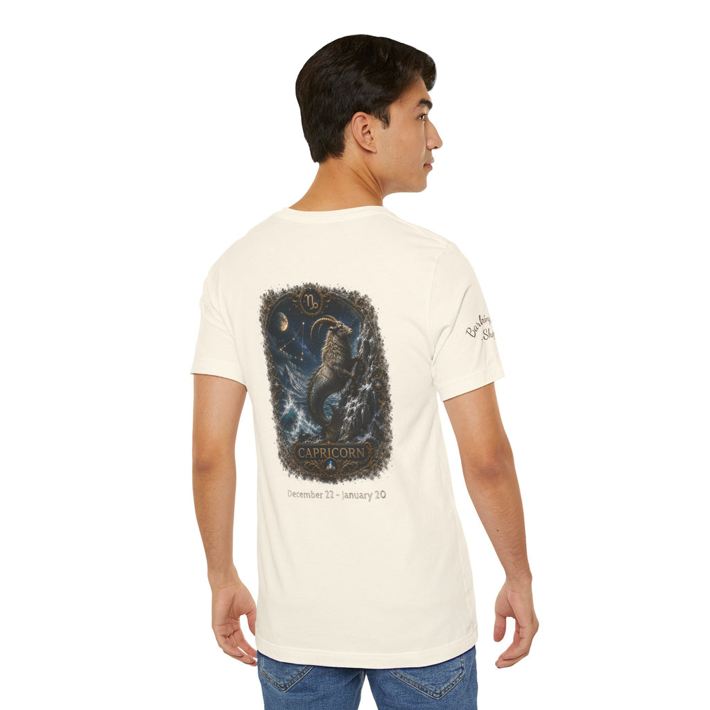Capricorn Zodiac T-Shirt — Mythic Sea Goat Astrology Tee