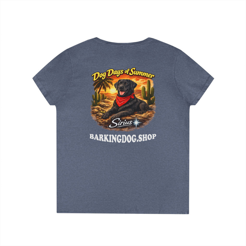 Black Labrador Dog Cactus T-Shirt Wag On™ Dog Days of Summer