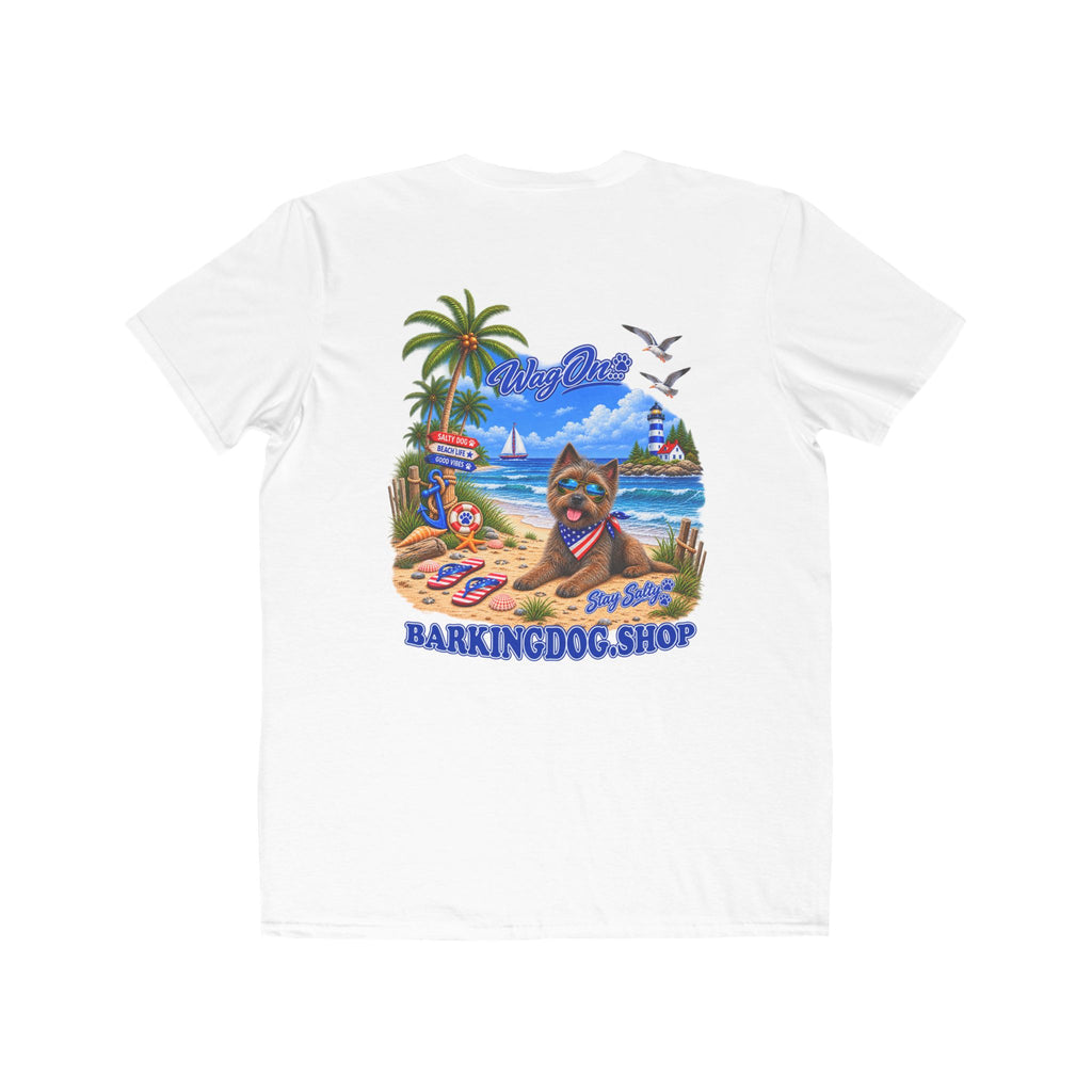 Cairn Terrier Stay Salty T Shirt Beach Collection Salty Pup Beach Life Graphic Tee Wag On BarkingDog Shop