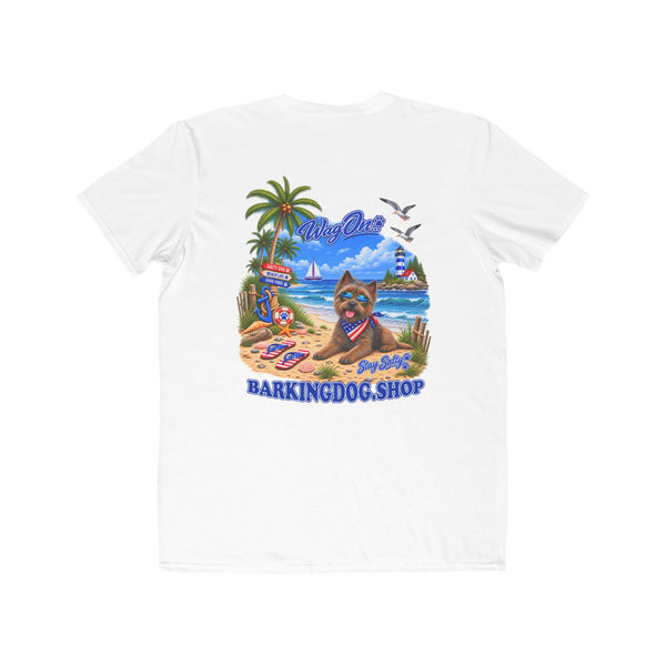 Cairn Terrier Stay Salty T Shirt Beach Collection Salty Pup Beach Life Graphic Tee Wag On BarkingDog Shop