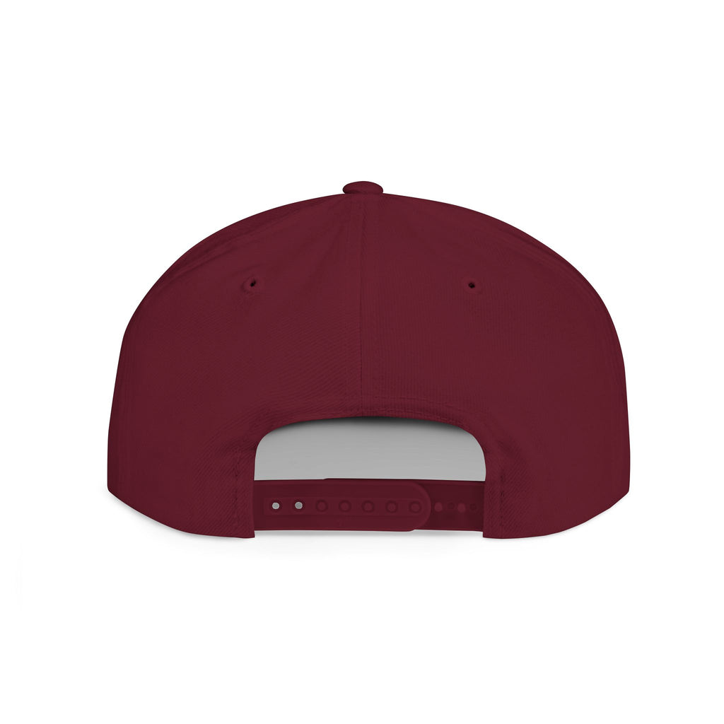 Copy of Wag On Snapback Hat — Embroidered Howling Dog Flat Bill Cap