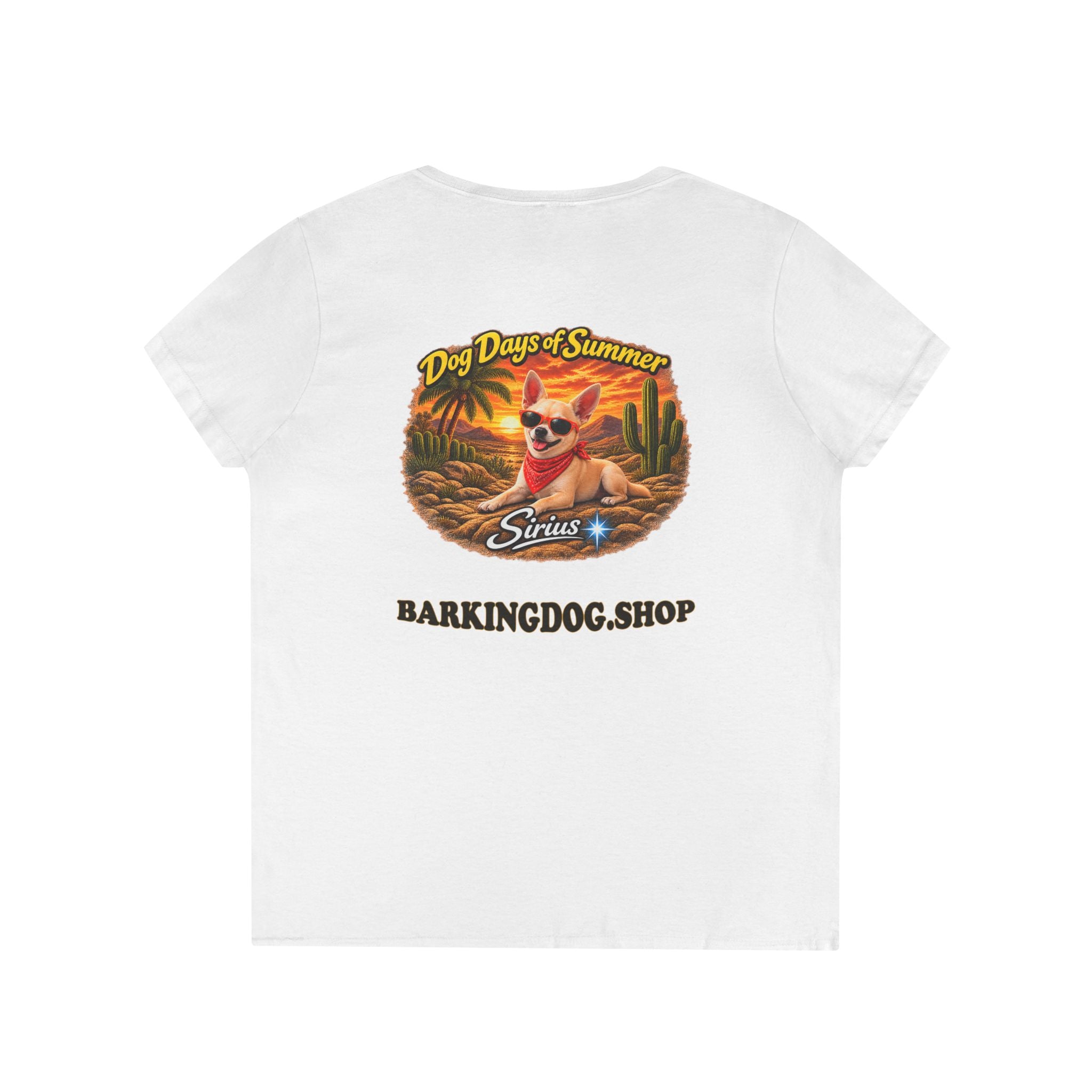 Chihuahua Cactus T Shirt Dog Days Of Summer Beach Dog Lover Graphic Tee Wag On BarkingDog Shop