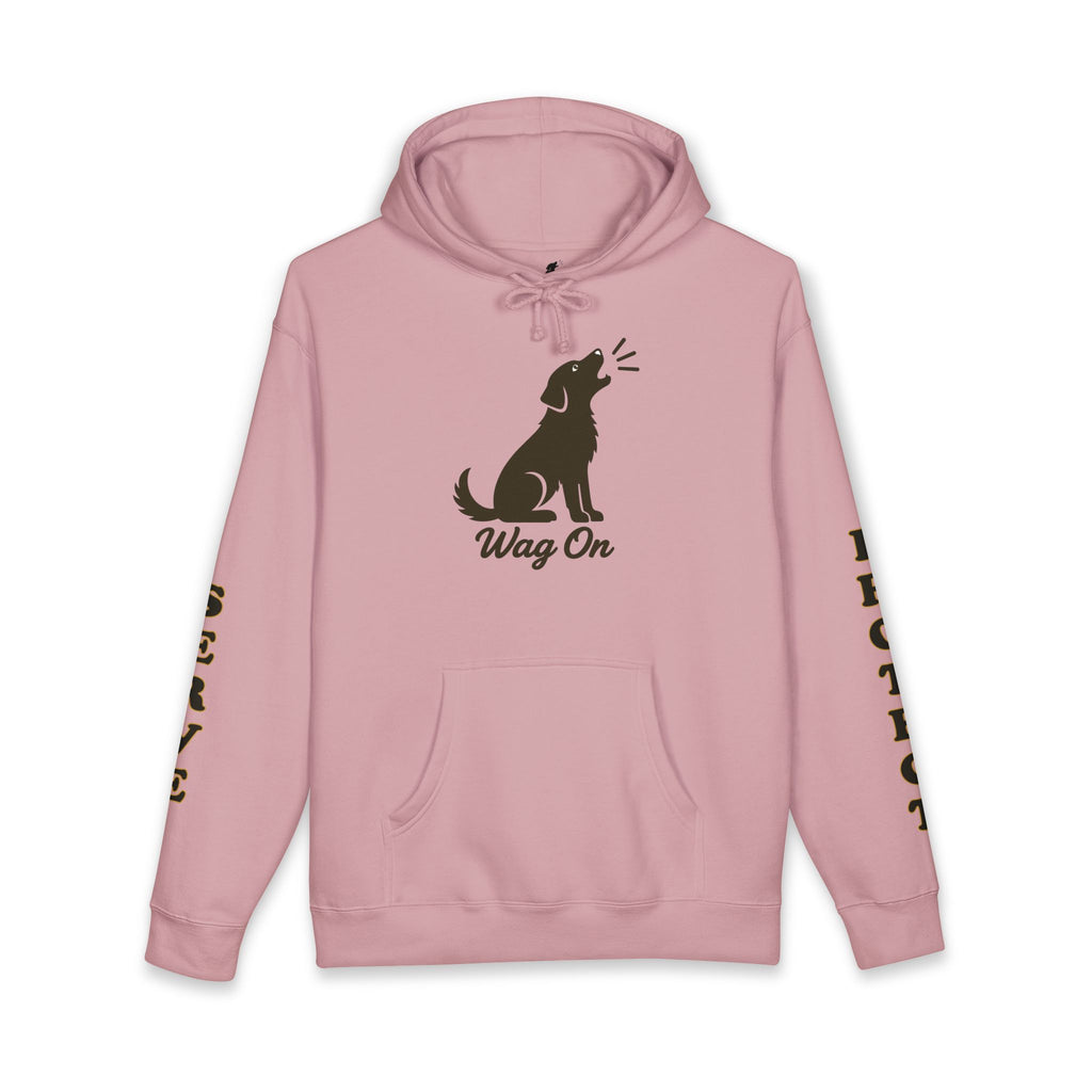 UH-60 Black Hawk Helicopter Hoodie — Barking Dog 'Wag On' Military Army Tribute