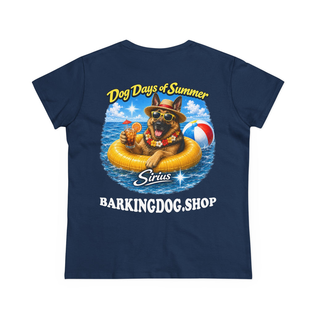 German Shepherd Inner Tube T-Shirt Wag On™ Dog Days of Summer