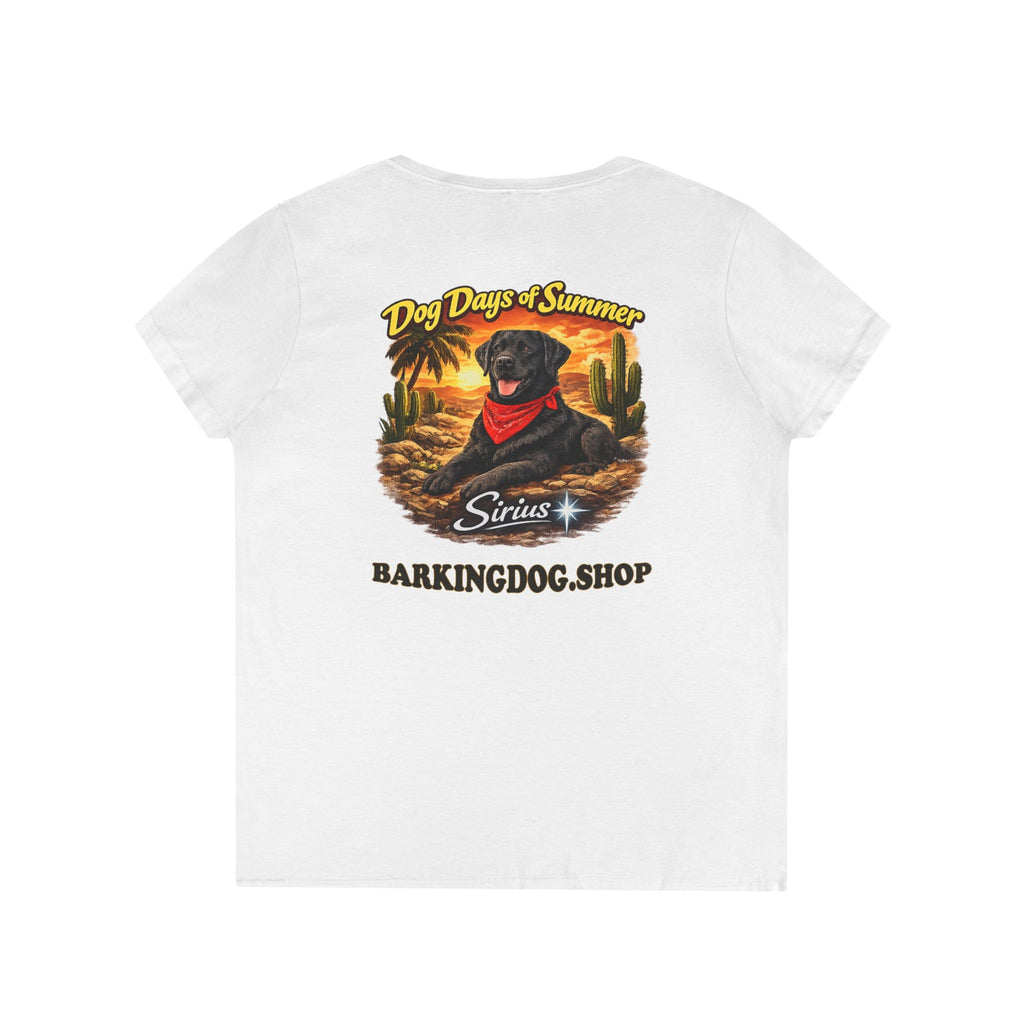 Black Labrador Dog Cactus T-Shirt Wag On™ Dog Days of Summer