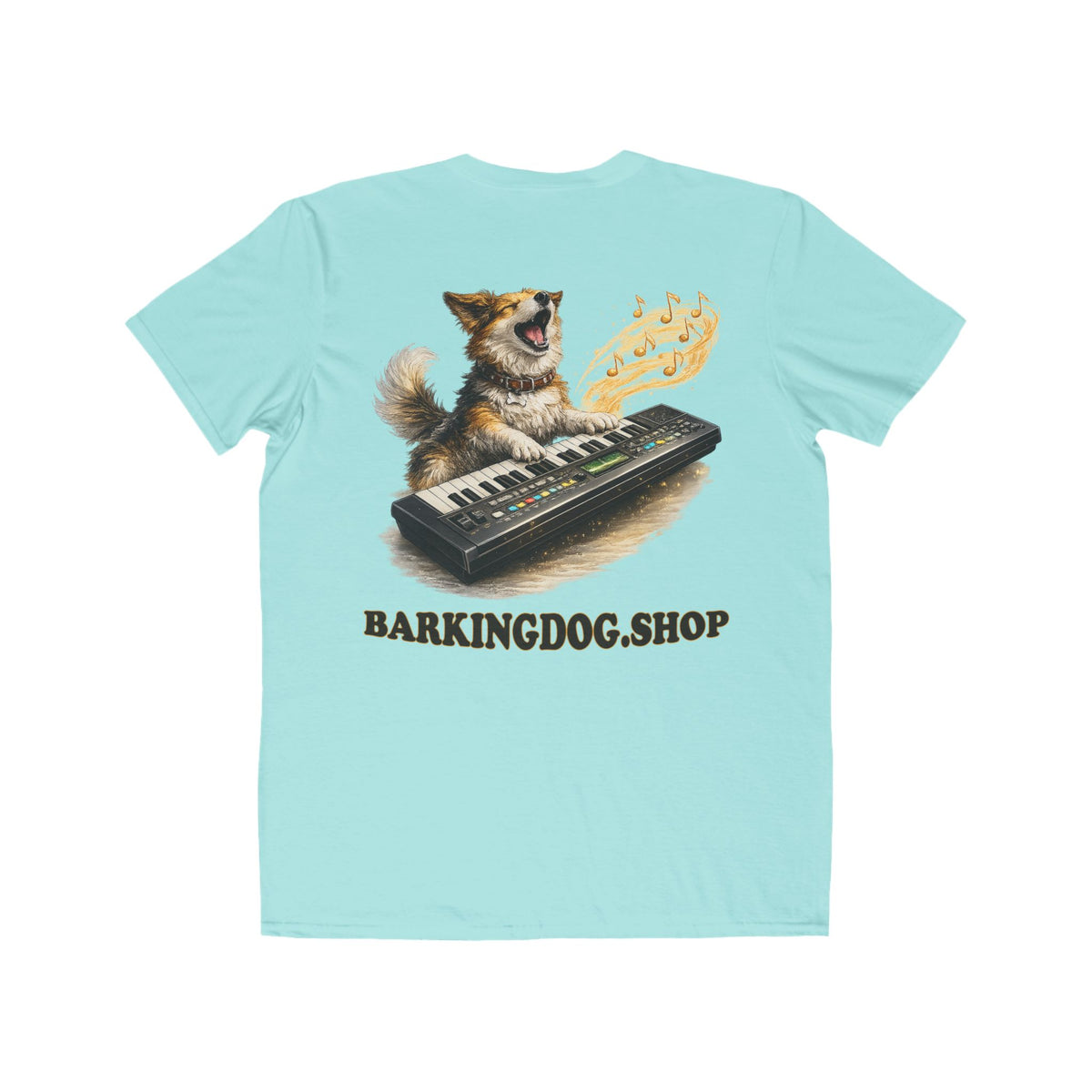 Piano Dog T Shirt Music Collection Funny Dog Piano Music Graphic Tee Wag On BarkingDog Shop
