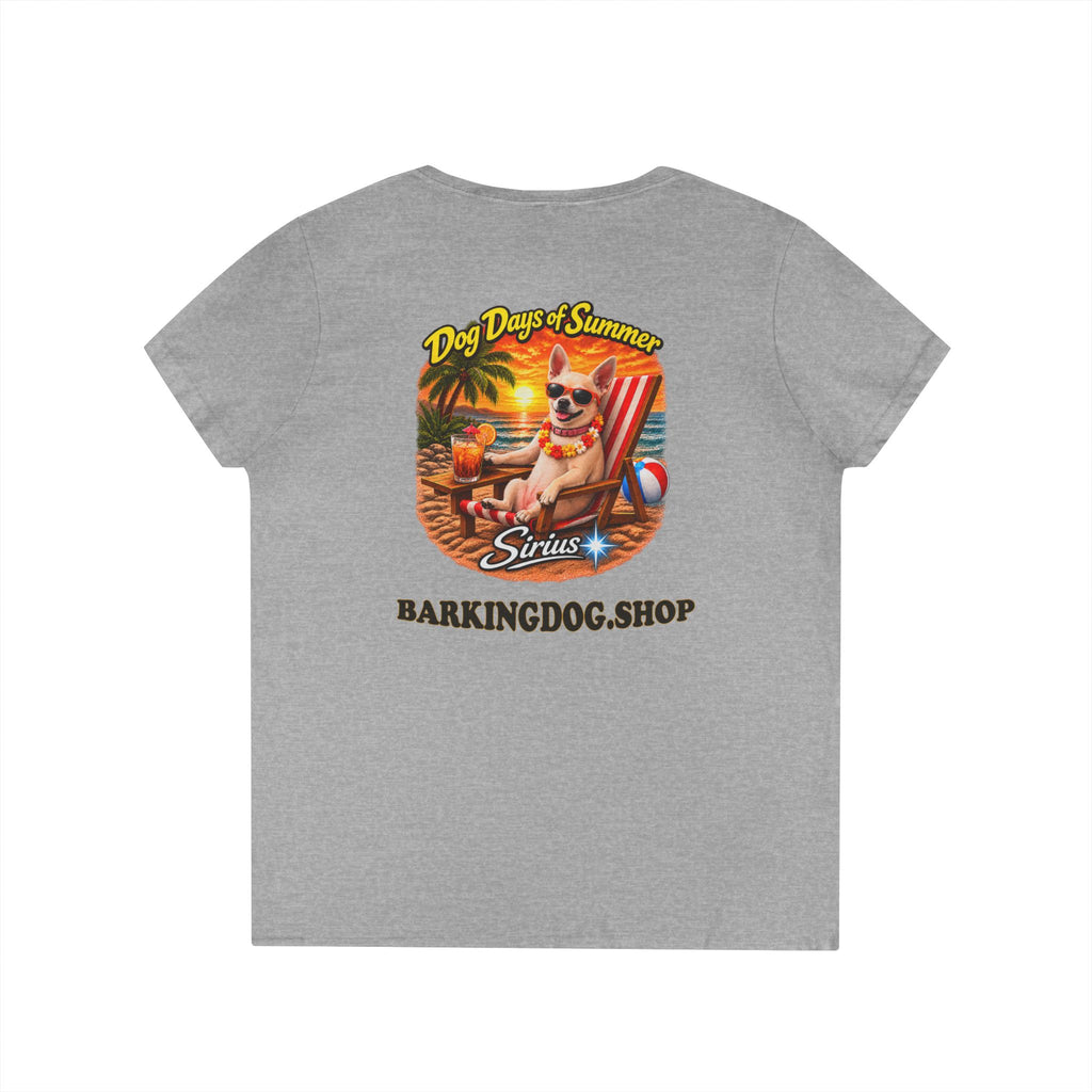 Chihuahua Beach Chair T Shirt Dog Days Of Summer Beach Dog Lover Graphic Tee Wag On BarkingDog Shop