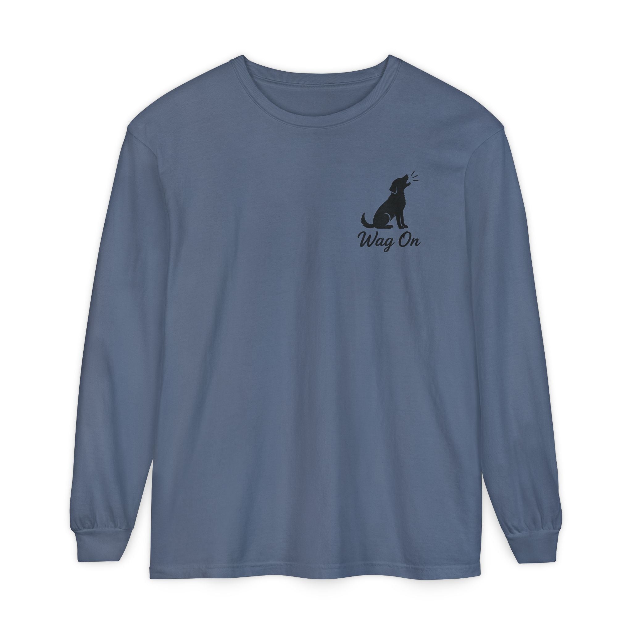 Freedom 250 Grand Prix Long Sleeve T-Shirt — "Wag On" Dog Rally Race Tee