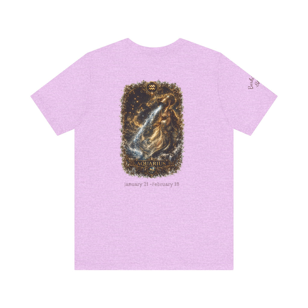 Aquarius Zodiac Tee — Constellation Water Bearer Graphic T-Shirt