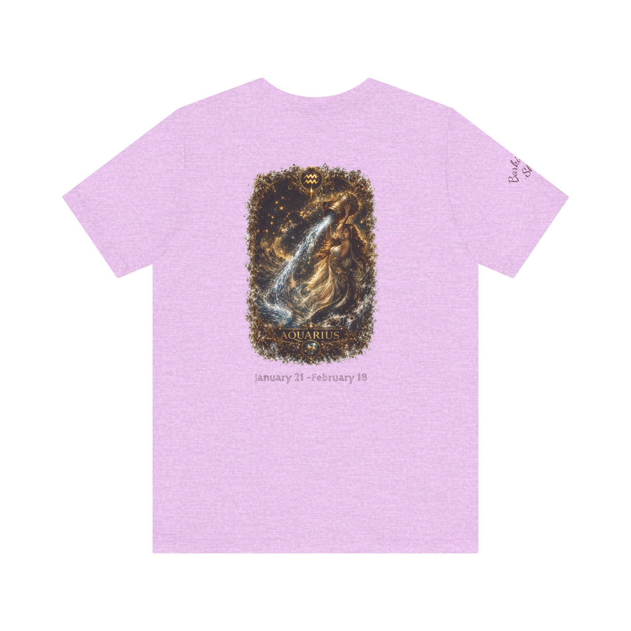 Aquarius Zodiac Tee — Constellation Water Bearer Graphic T-Shirt