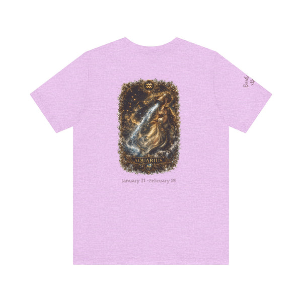 Aquarius Zodiac Tee — Constellation Water Bearer Graphic T-Shirt