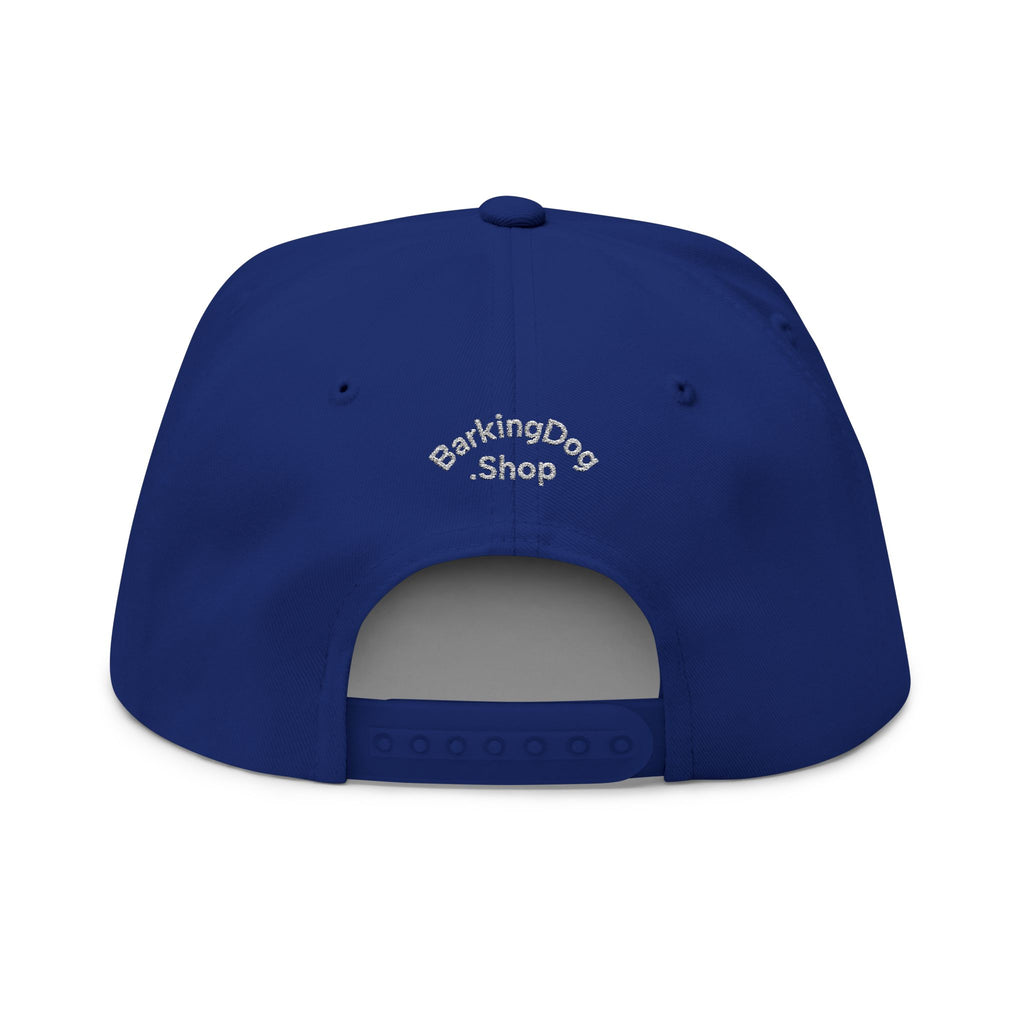 Embroidered Wag On Dog Lovers Flat Bill Cap