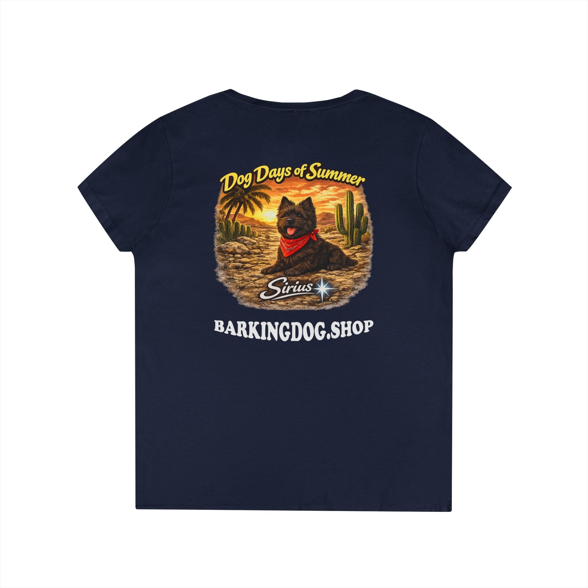 Cairn Terrier Dog Cactus T-Shirt Wag On™ Dog Days of Summer