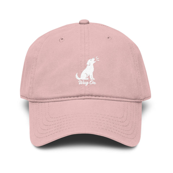 Wag On Embroidered Dog Baseball Cap — Casual Pet Lover Hat