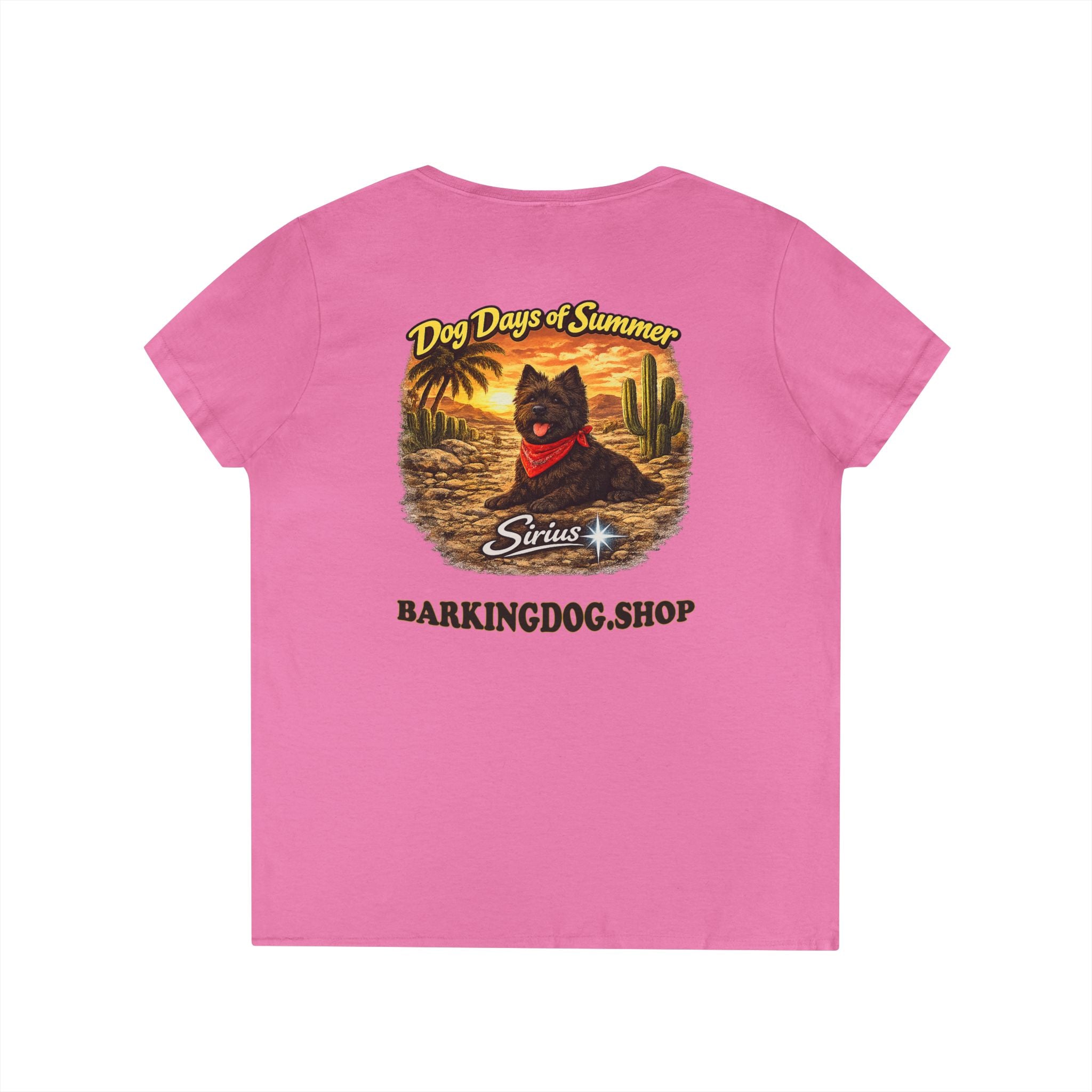 Cairn Terrier Dog Cactus T-Shirt Wag On™ Dog Days of Summer