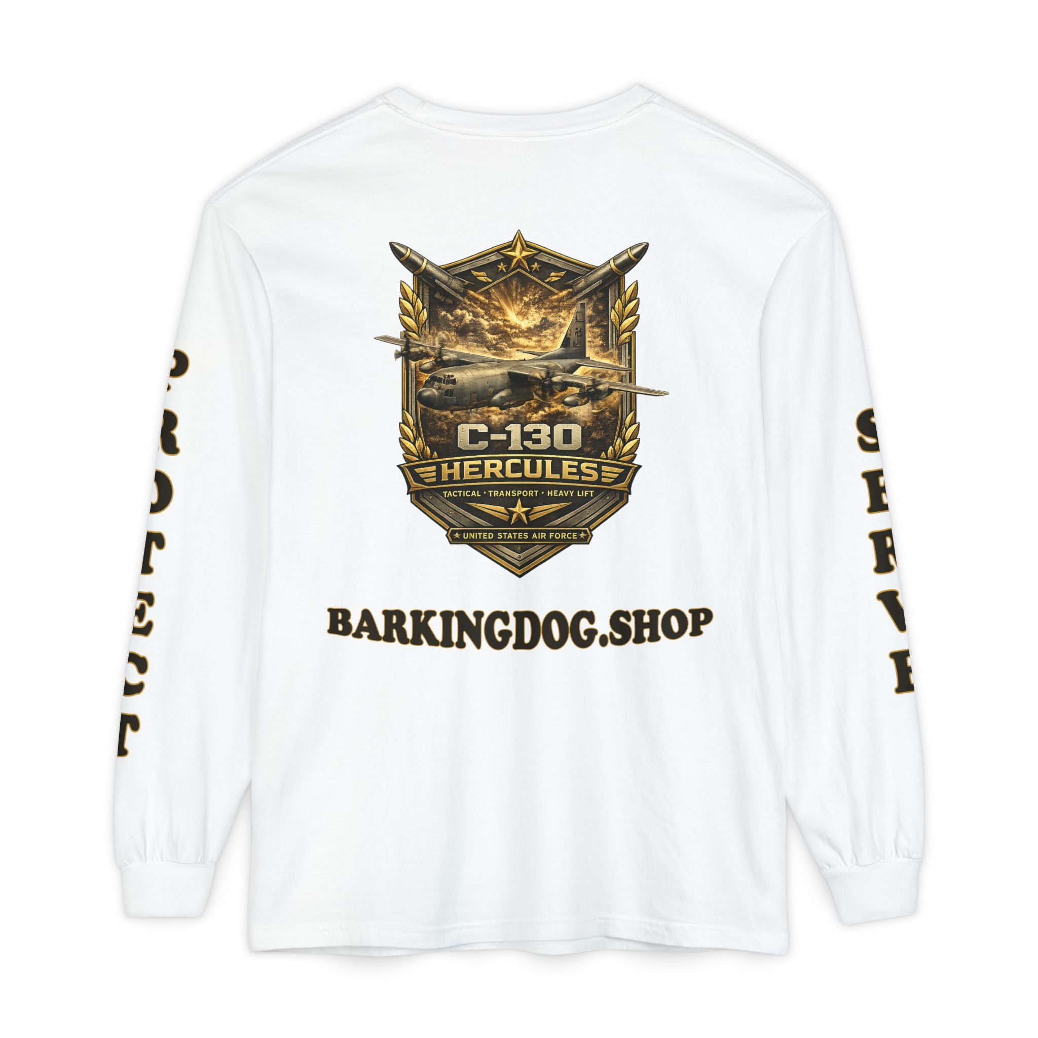 C-130 Hercules 'Serve Protect' Long Sleeve T-Shirt