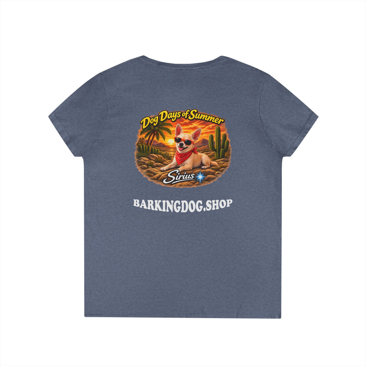 Chihuahua Cactus T Shirt Dog Days Of Summer Beach Dog Lover Graphic Tee Wag On BarkingDog Shop